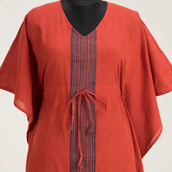 Adrika's Fashionable Khadi Cotton Kaftan