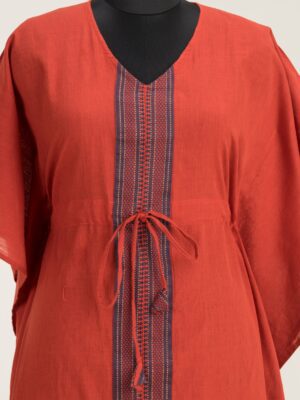 Adrika's Fashionable Khadi Cotton Kaftan