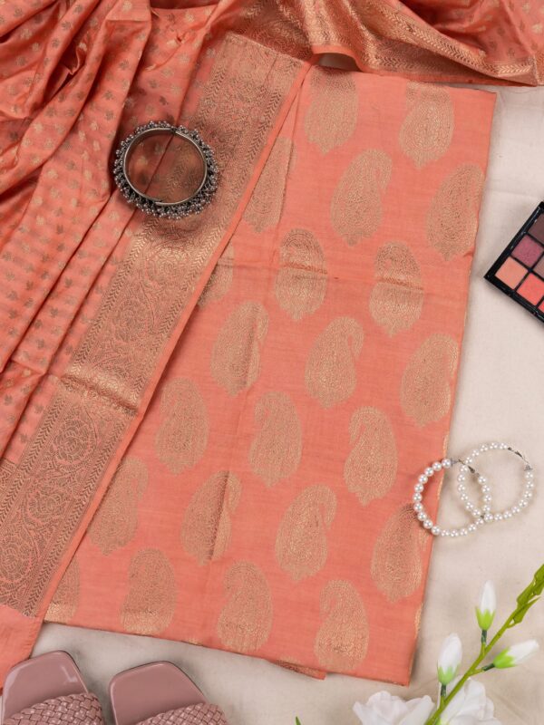 Adrika's Banarasi Butter Silk Kurti and Dupatta