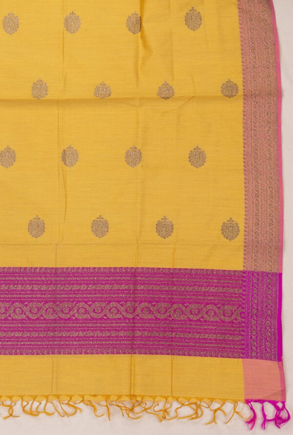 Elegant Banarasi Munga Silk Dupatta by Adrika
