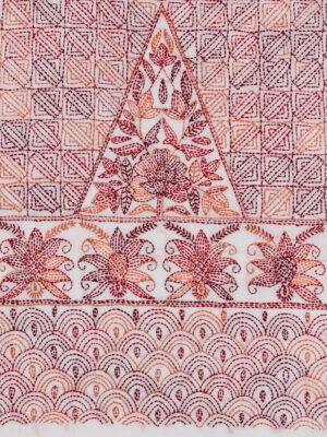 3 piece kurta set with intricate hand embroidery