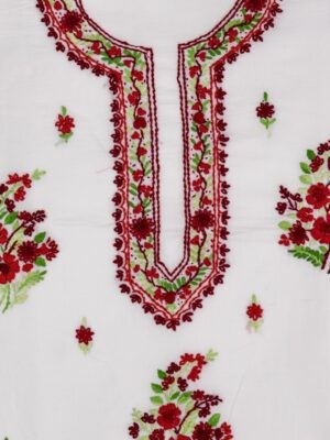 Adrika Hand Embroidered 3 Piece cotton Kurta Set