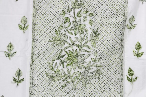 Adrika's Cotton 3 Piece Kurta Set with Intricate Hand Embroidery