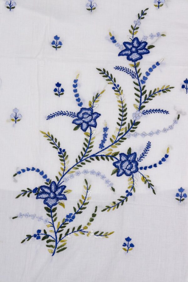 Artisanal Hand Embroidery on Adrika's Cotton Kurta