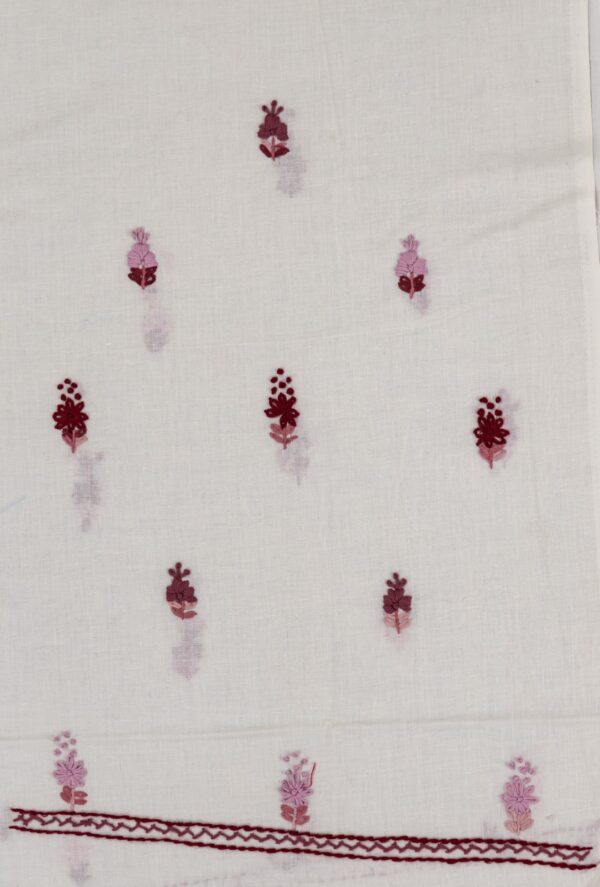 Elegant Hand Embroidered Cotton Kurta by Adrika