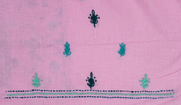 Adrika Traditional blue Thread Embroidered pink Kurta