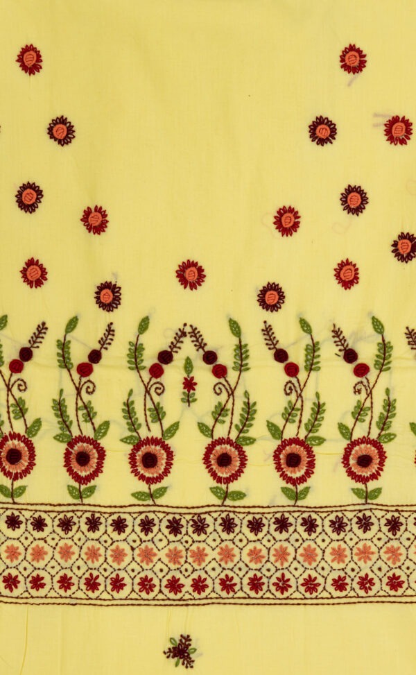 Adrika's Designer Hand Embroidered Cotton 3 Piece Set