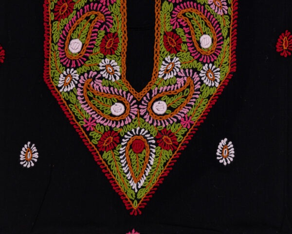 Adrika's Hand Embroidered Kora Cotton Festive Kurta