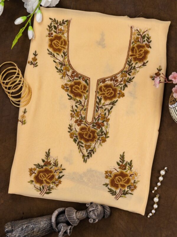 Adrika Georgette Kurta with Custom Hand Embroidery