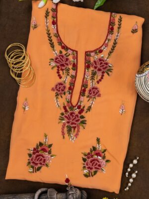 Adrika Georgette Kurta with Intricate Hand Embroidery