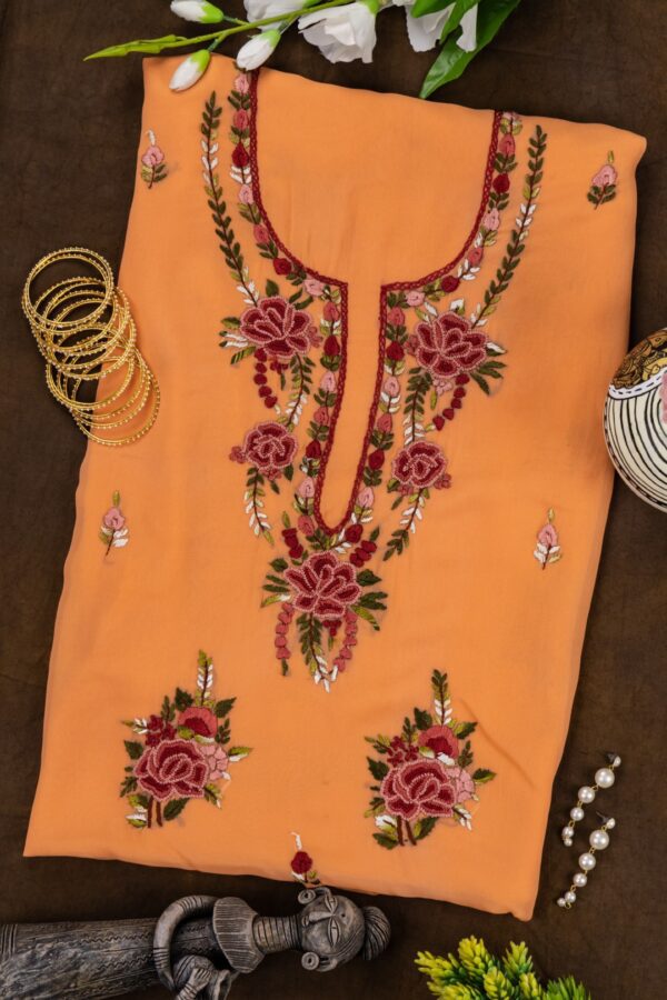 Adrika Georgette Kurta with Intricate Hand Embroidery