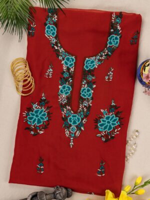 Adrika Georgette Kurta with Hand Embroidery