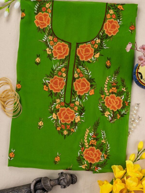 Adrika Hand Embroidered Georgette Kurta