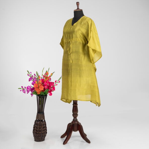 Murshidabad Silk Handloom Kaftan by Adrika