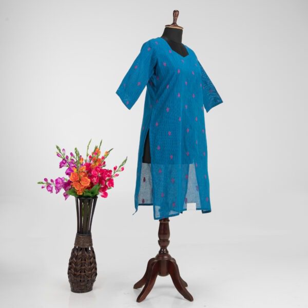 Elegant Handcrafted Khadi Cotton Kurti by Adrika