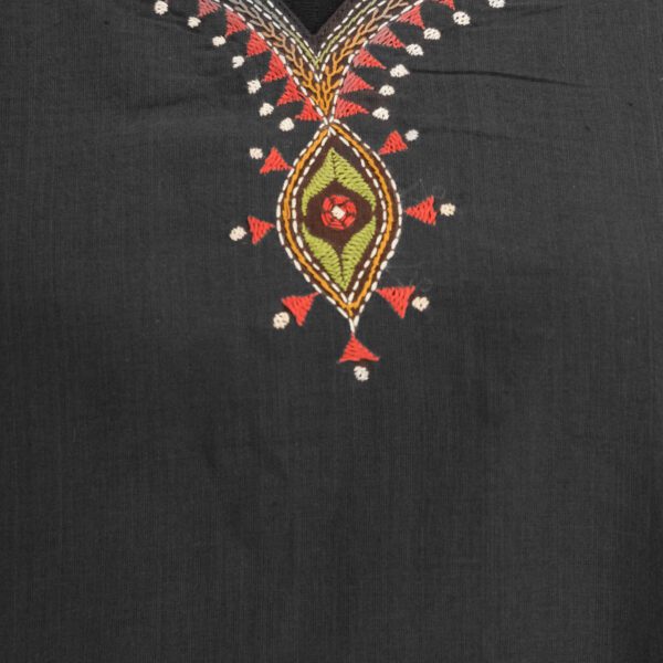 Artisan Hand Embroidery on Adrika’s Khadi Cotton Kurti