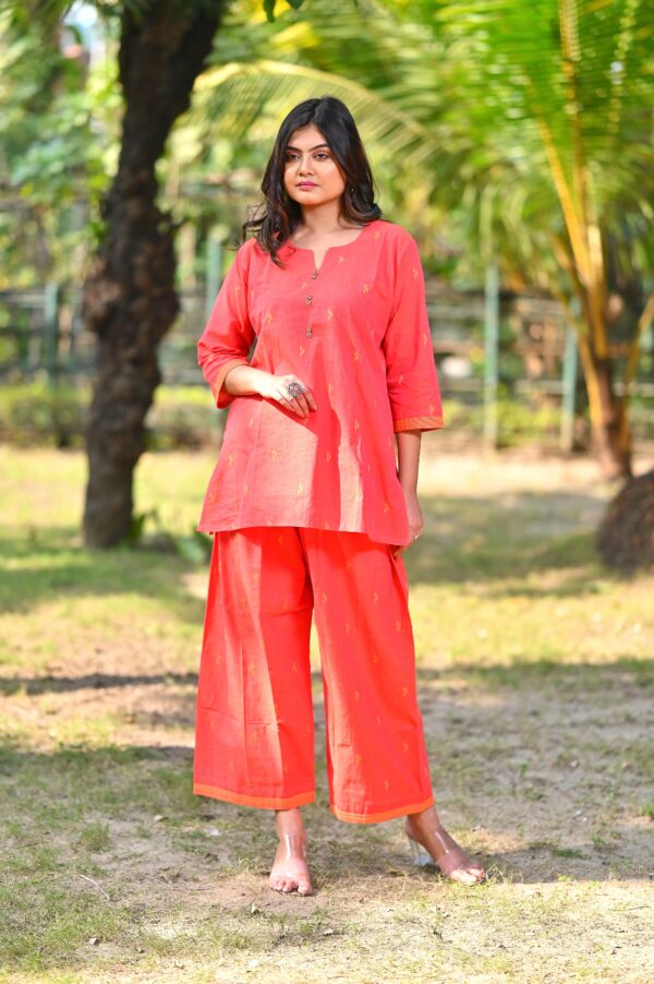 Adrika's Handcrafted Khadi Cotton Co-Ord Set