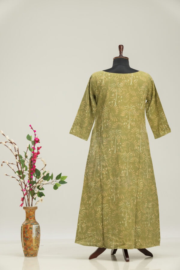 Adrika’s Dabu Print Maxi Dress - Ethically Made Cotton Attire