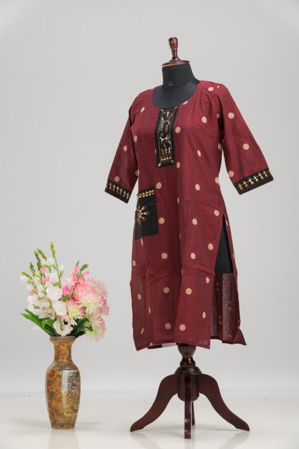 Ethnic Handcrafted Cotton Kurti for Women