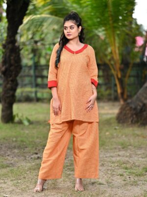 Ethically crafted Khadi Cotton Co-Ord Set
