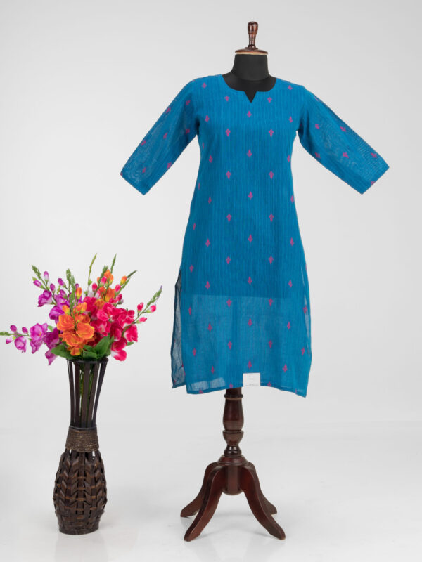 Adrika’s Blue Pure Cotton Kurti